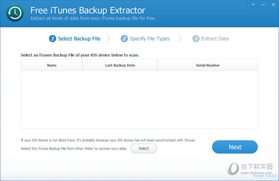 iTunes Backup Extractor Free Edition