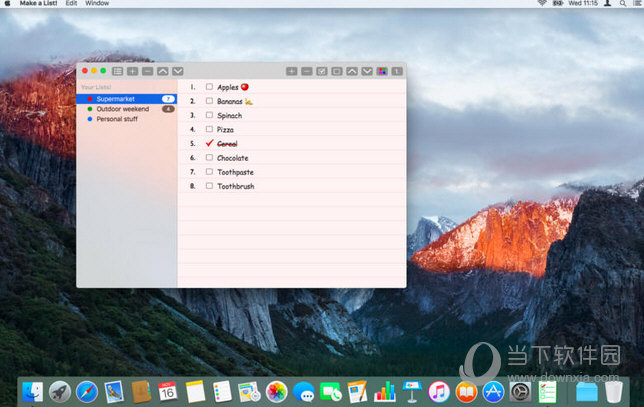 Make a List Mac版