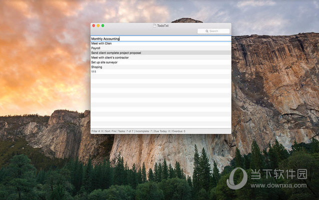TodoTxt Mac版