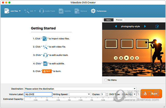 VideoSolo DVD Creator Mac版