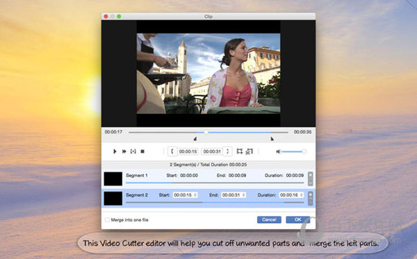 视频裁剪合并编辑器Mac版