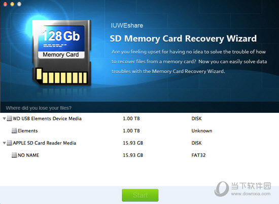 IUWEshare SD Memory Card Recovery Wizard