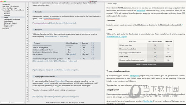 MultiMarkdown Composer 4 Mac版