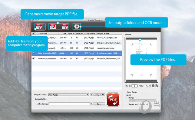 Any PDF Converter Pro MAC版