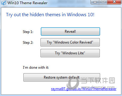 Win10 Theme Revealer