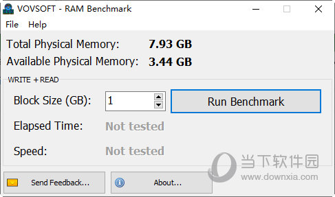 Vovsoft RAM Benchmark