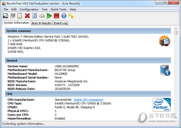 PassMark BurnInTest