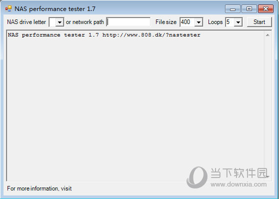 NAS performance tester