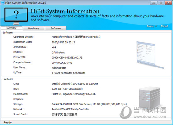 HiBit System Information