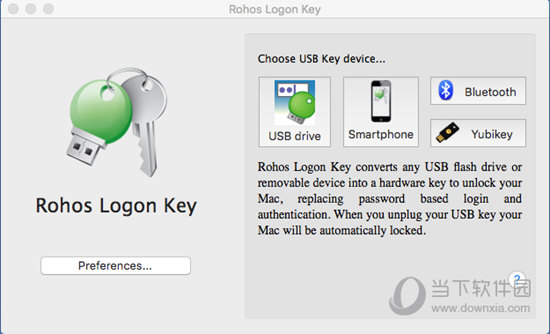 Rohos Logon Key for Mac