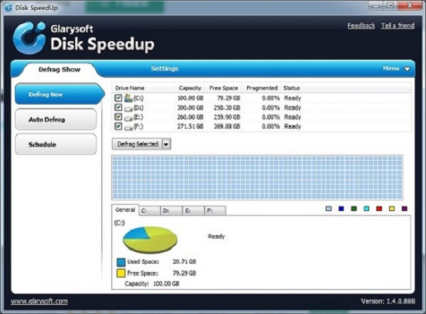 Glarysoft Disk Speedup