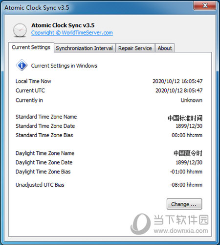 Atomic Clock Sync