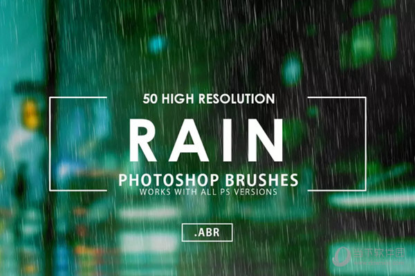 Rain Photoshop Brushes