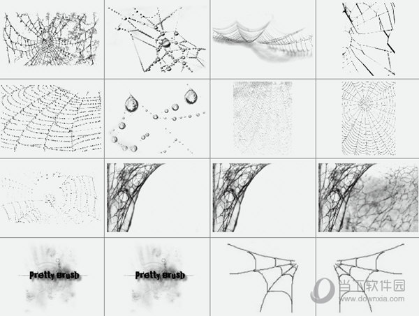 PS蜘蛛网笔刷