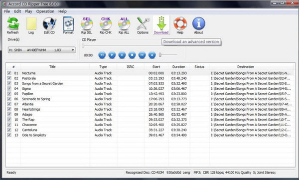 Accord CD Ripper Free