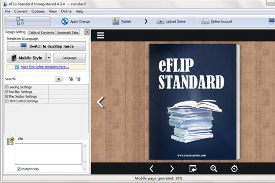 eFlip Book Converter