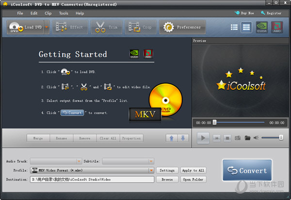 iCoolsoft DVD to MKV Converter