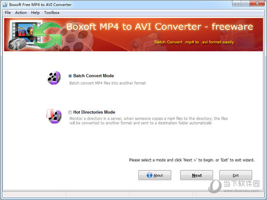 Boxoft Free MP4 to AVI Converter