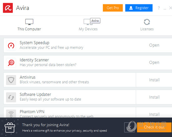 Avira System Speedup