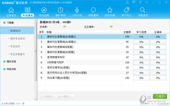 放射医学技术师考试宝典2015版