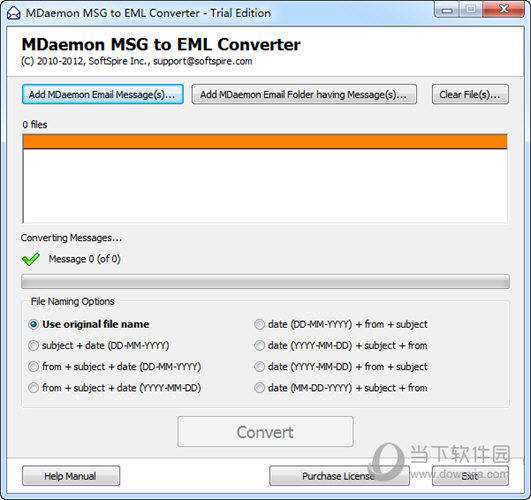 MDaemon MSG to EML Converter