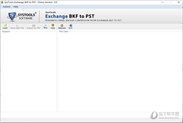 SysTools Exchange BKF to PST