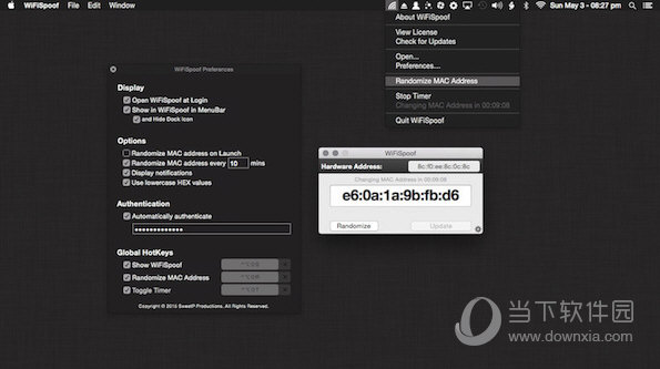 WiFiSpoof for Mac