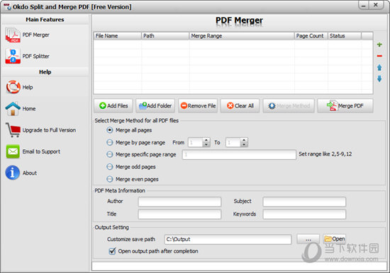 Okdo Split and Merge PDF