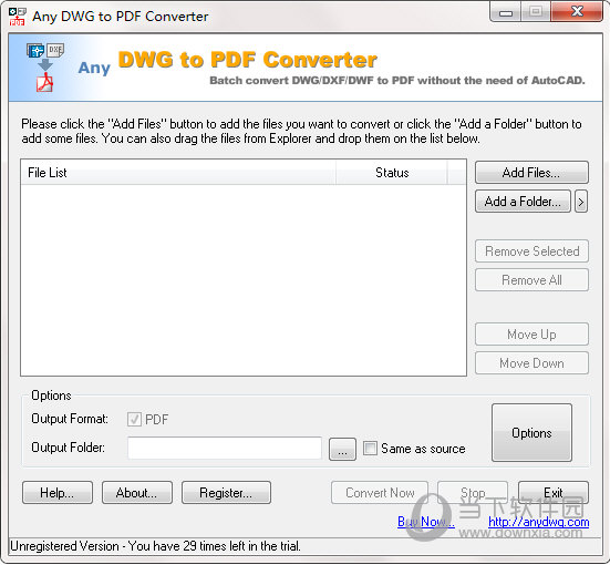 Any DWG to PDF Converter