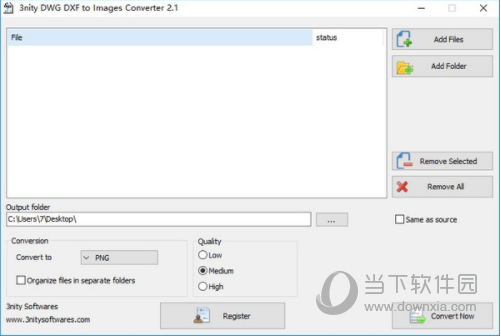 3nity DWG DXF to Images Converter