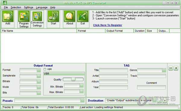 4Musics FLAC to MP3 Converter