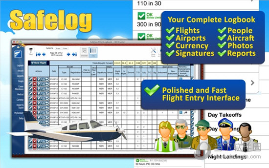 Safelog Pilot Logbook