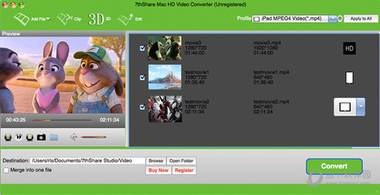 7thShare Mac HD Video Converter