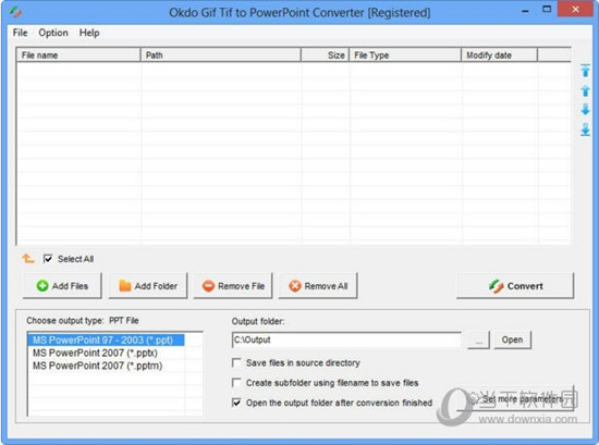 Okdo Gif Tif to PowerPoint Converter