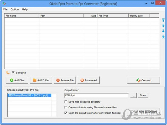 Okdo Pptx Pptm to Ppt Converter