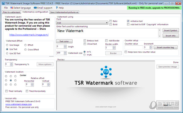 TSR Watermark Image