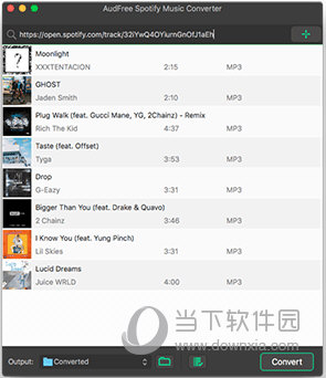 Audfree Spotify Music Converter Mac版