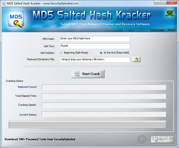 MD5 Salted Hash Kracker