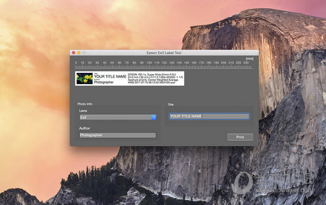 Epson Exif Label Tool MAC版