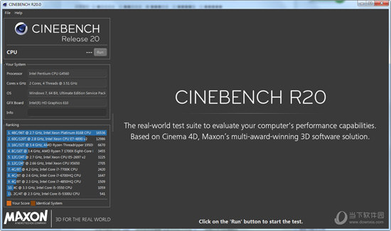 Cinebench R20