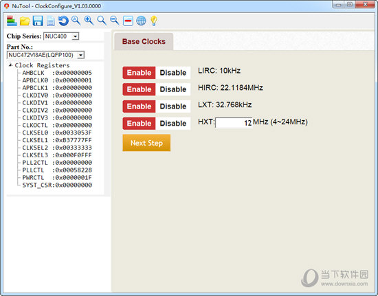 NuTool-ClockConfig