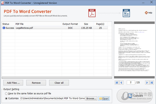 Adept PDF to Word Converter