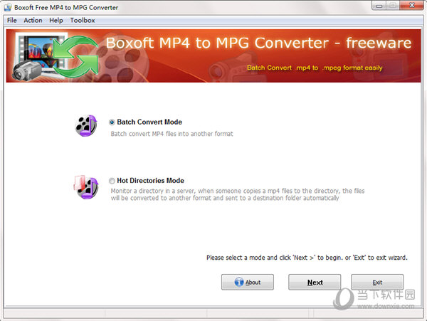 Boxoft Free MP4 to MPG Converter