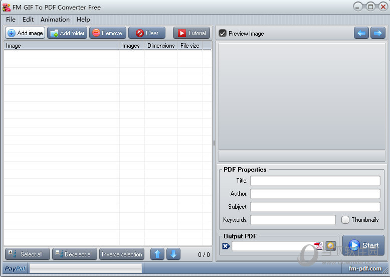 FM GIF To PDF Converter Free