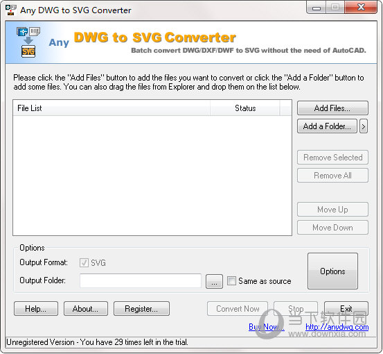 Any DWG to SVG Converter