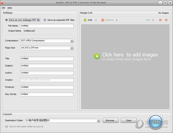 AnyPic JPG to PDF Converter