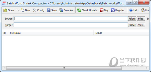 Batch Word Shrink Compactor