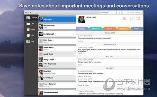 Contacts Journal CRM