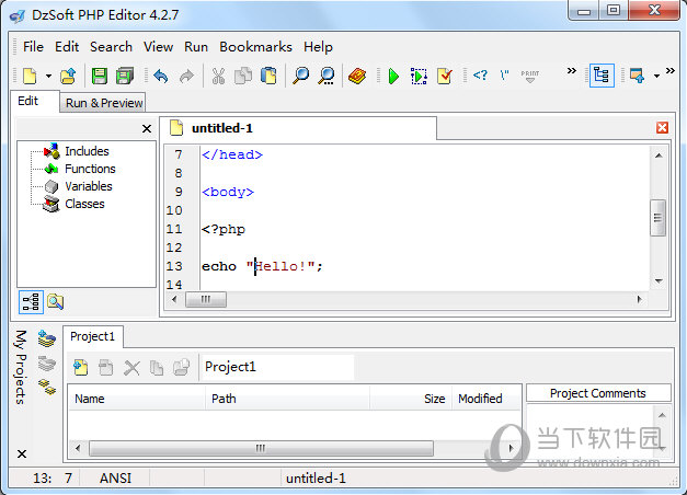 DzSoft PHP Editor