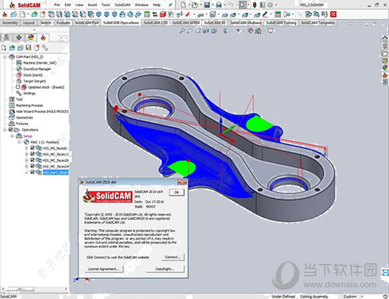 SolidCAM 2019中文破解版